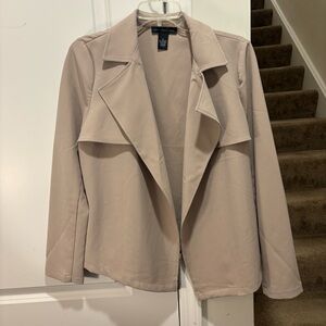 Joan Vass Cream Women's Blazer